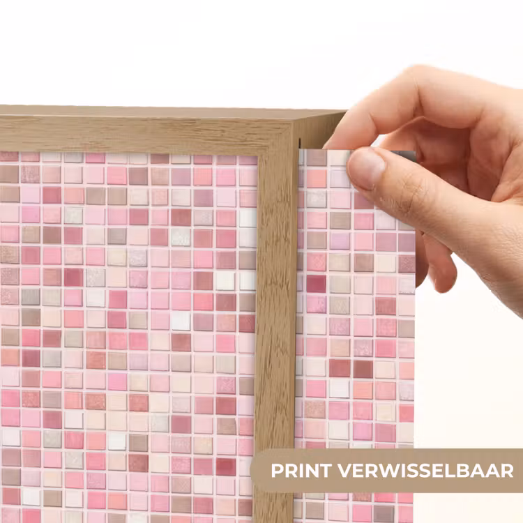 Lightbox - Wandlamp - Mozaïek - Patroon - Roze — 5