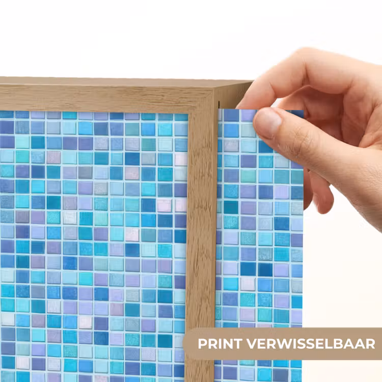 Lightbox - Wandlamp - Mozaïek - Patroon - Turquoise — 5