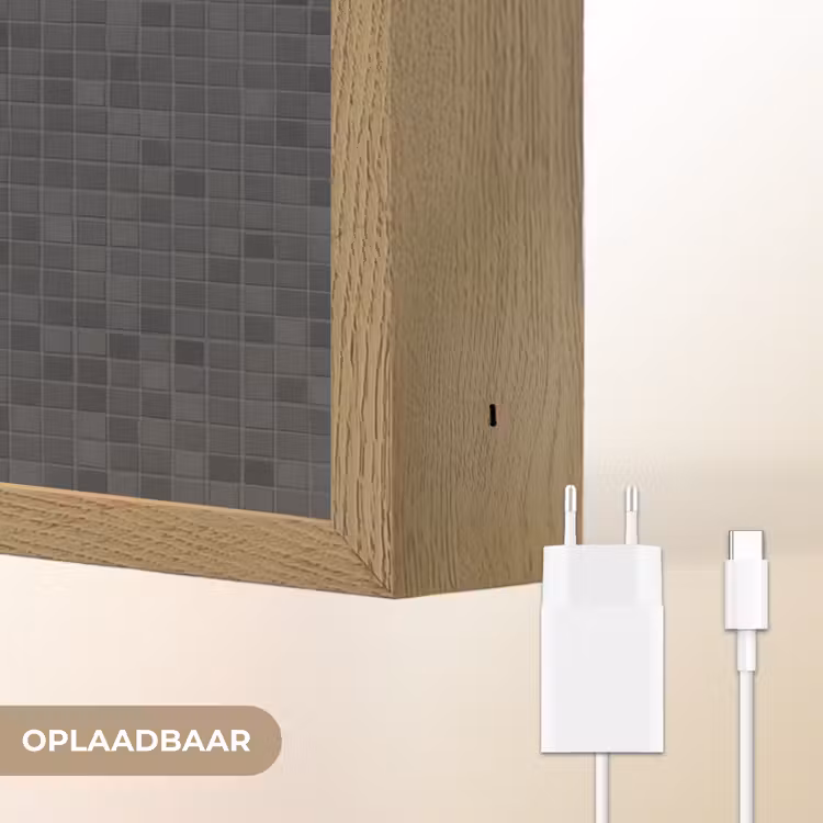 Lightbox - Wandlamp - Mozaïek - Patroon - Zwart — 7