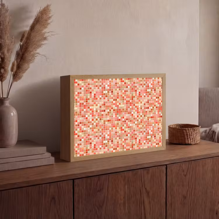 Lightbox - Wandlamp - Mozaïek - Tegel - Patroon - Kleurrijk — 4
