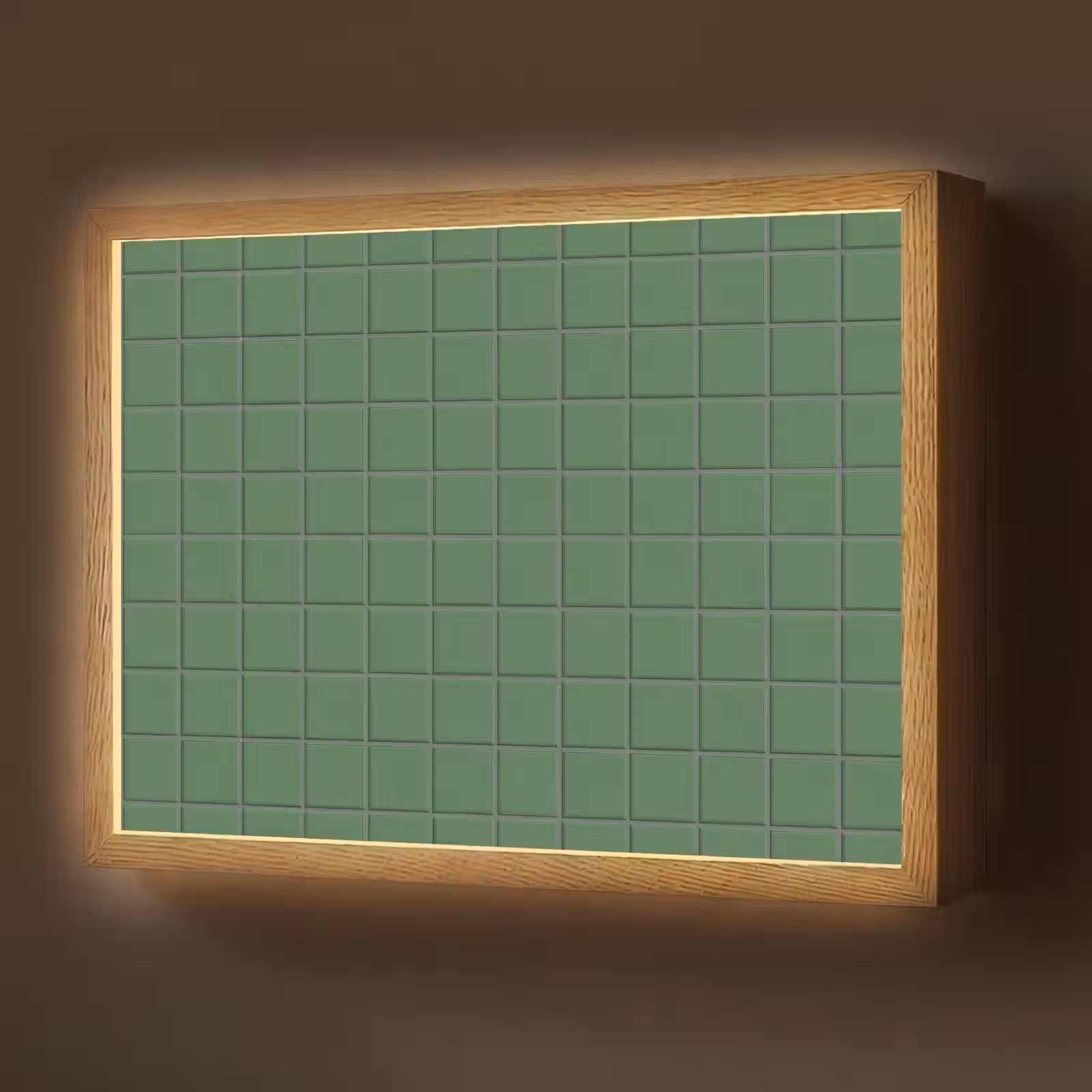 Lightbox - Wandlamp - Patroon - Tegels - Groen — 1