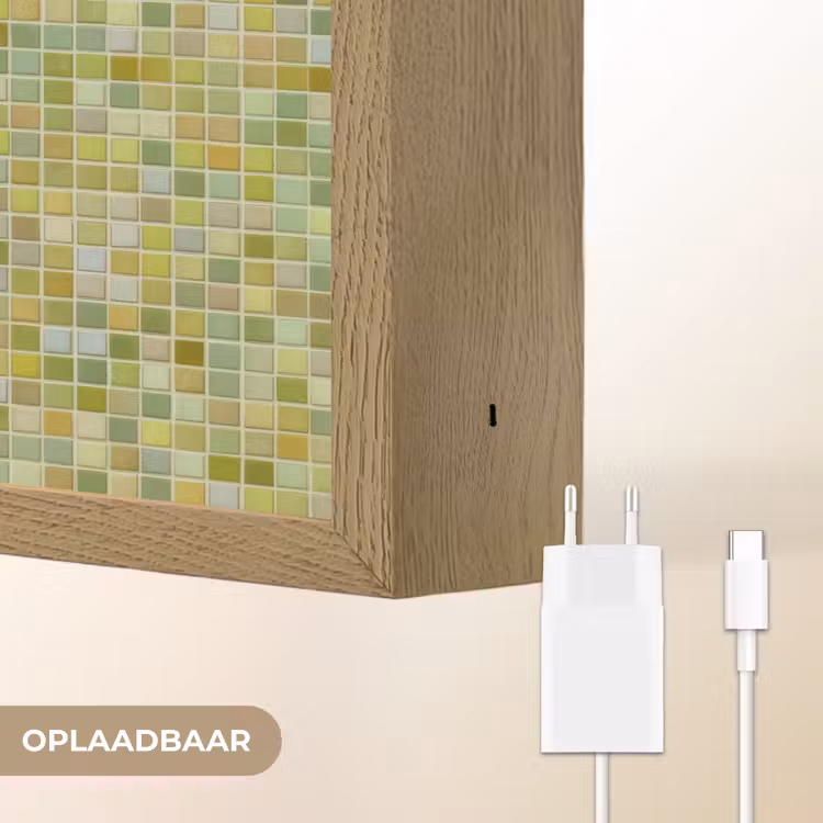 Lightbox - Wandlamp - Mozaïek - Patroon - Groen — 7