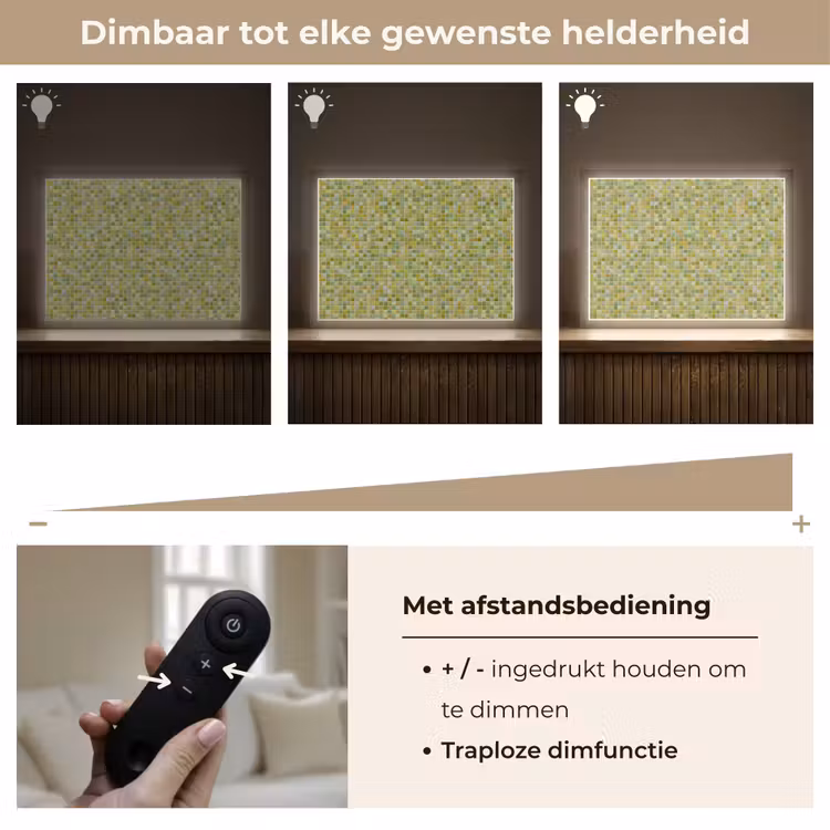 Lightbox - Wandlamp - Mozaïek - Patroon - Groen — 9