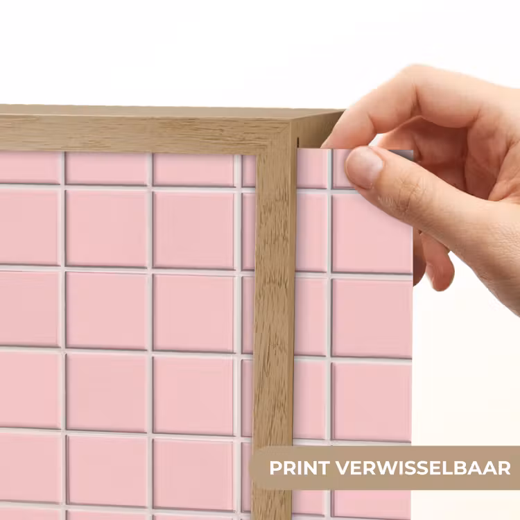 Lightbox - Wandlamp - Patroon - Tegel - Pastelroze — 5