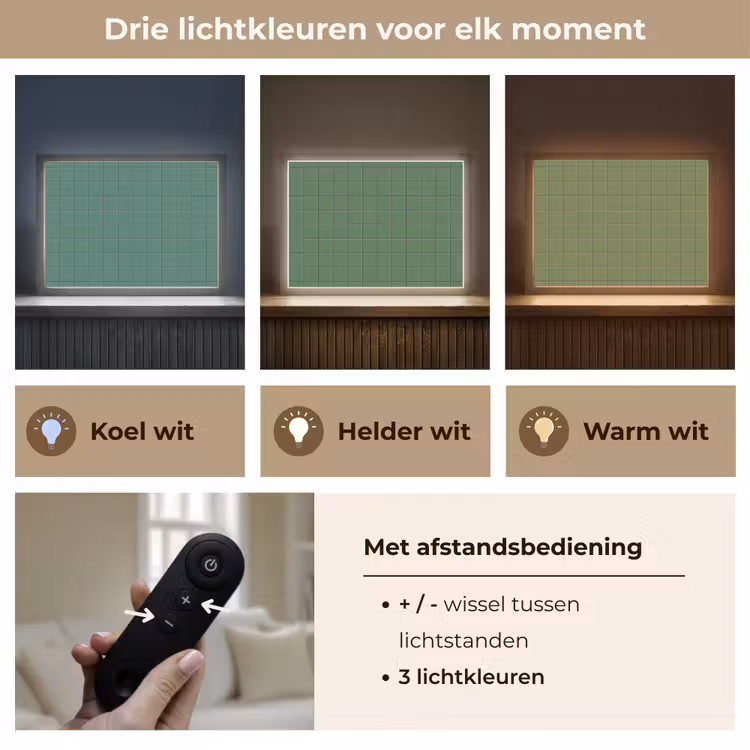 Lightbox - Wandlamp - Patroon - Tegels - Groen — 8