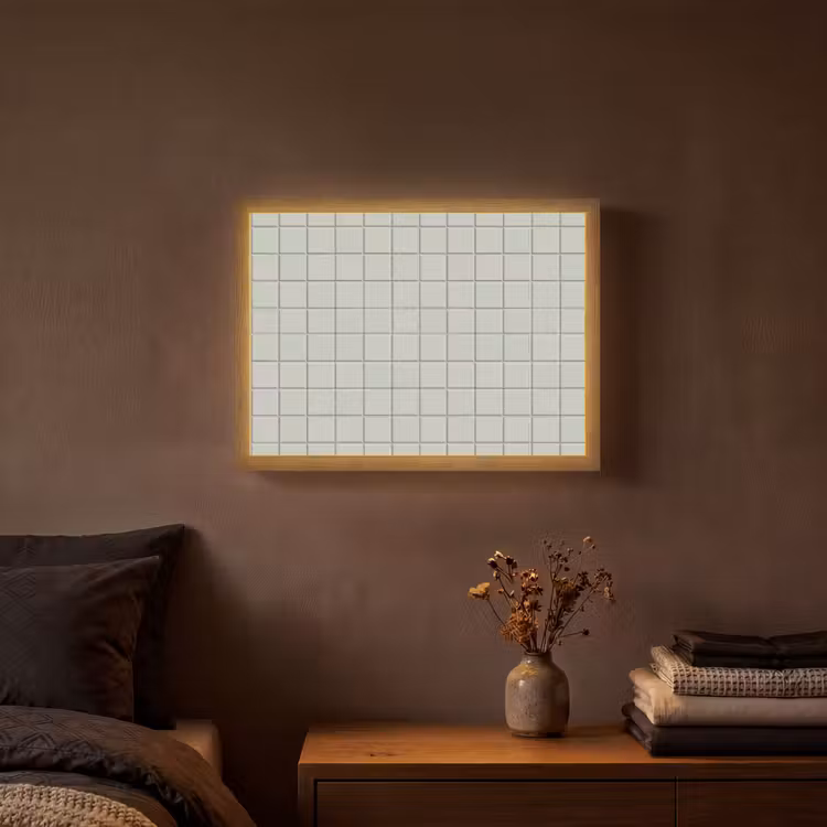 Lightbox - Wandlamp - Tegel - Patroon - Lichtgroen — 3