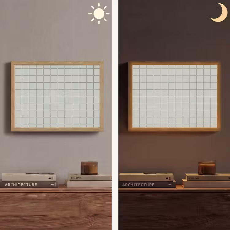 Lightbox - Wandlamp - Tegel - Patroon - Lichtgroen — 6