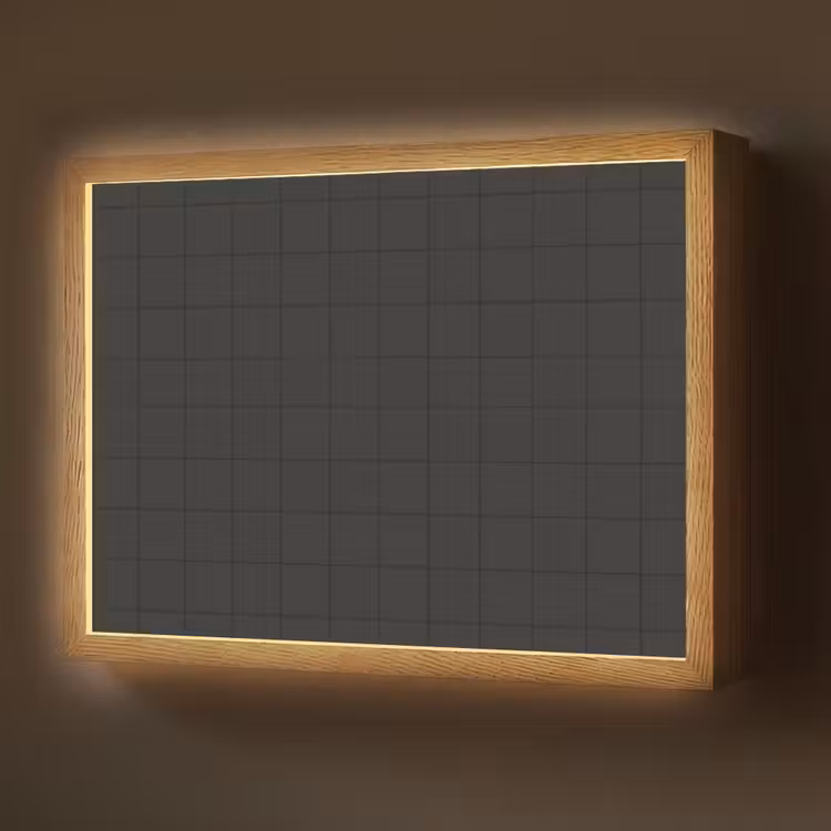 Lightbox - Wandlamp - Tegels - Patroon - Mat - Zwart — 1