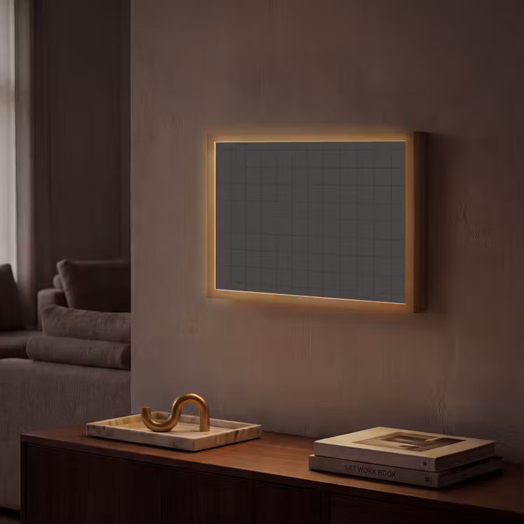 Lightbox - Wandlamp - Tegels - Patroon - Mat - Zwart — 2