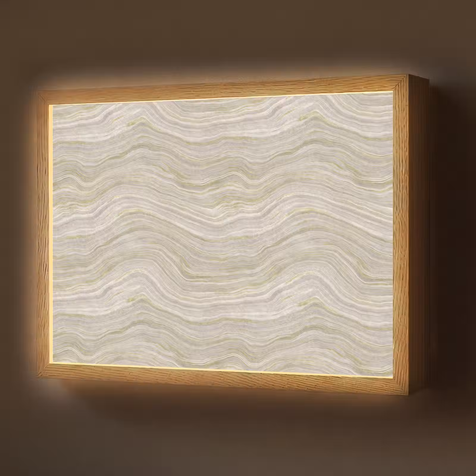 Lightbox - Wandlamp - Patroon - Sereen - Groen — 1
