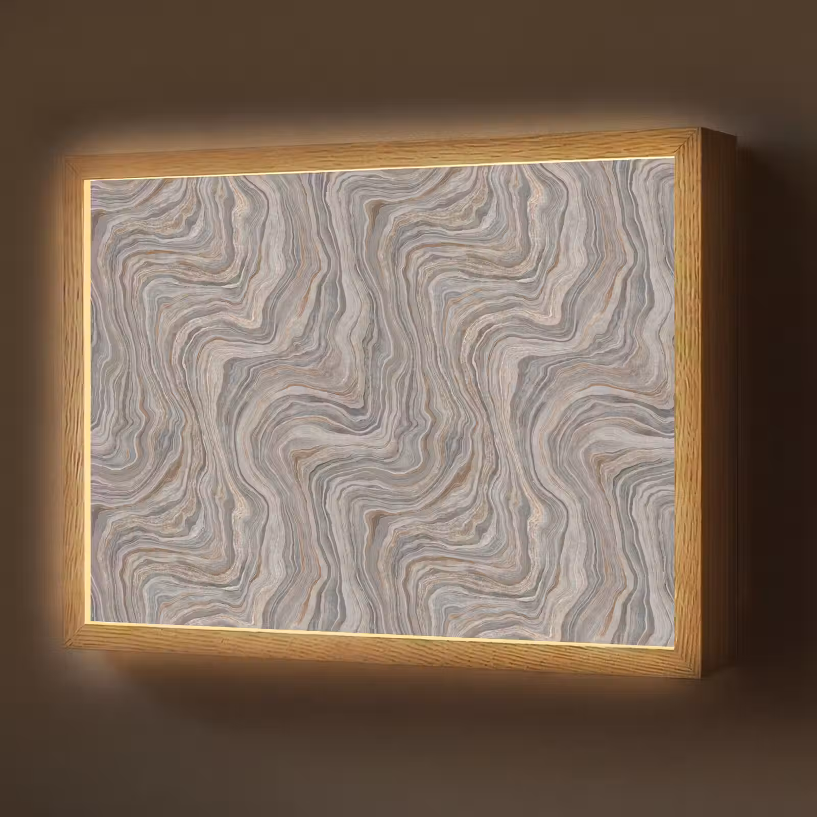 Lightbox - Wandlamp - Patroon - Textuur - Grijs — 1