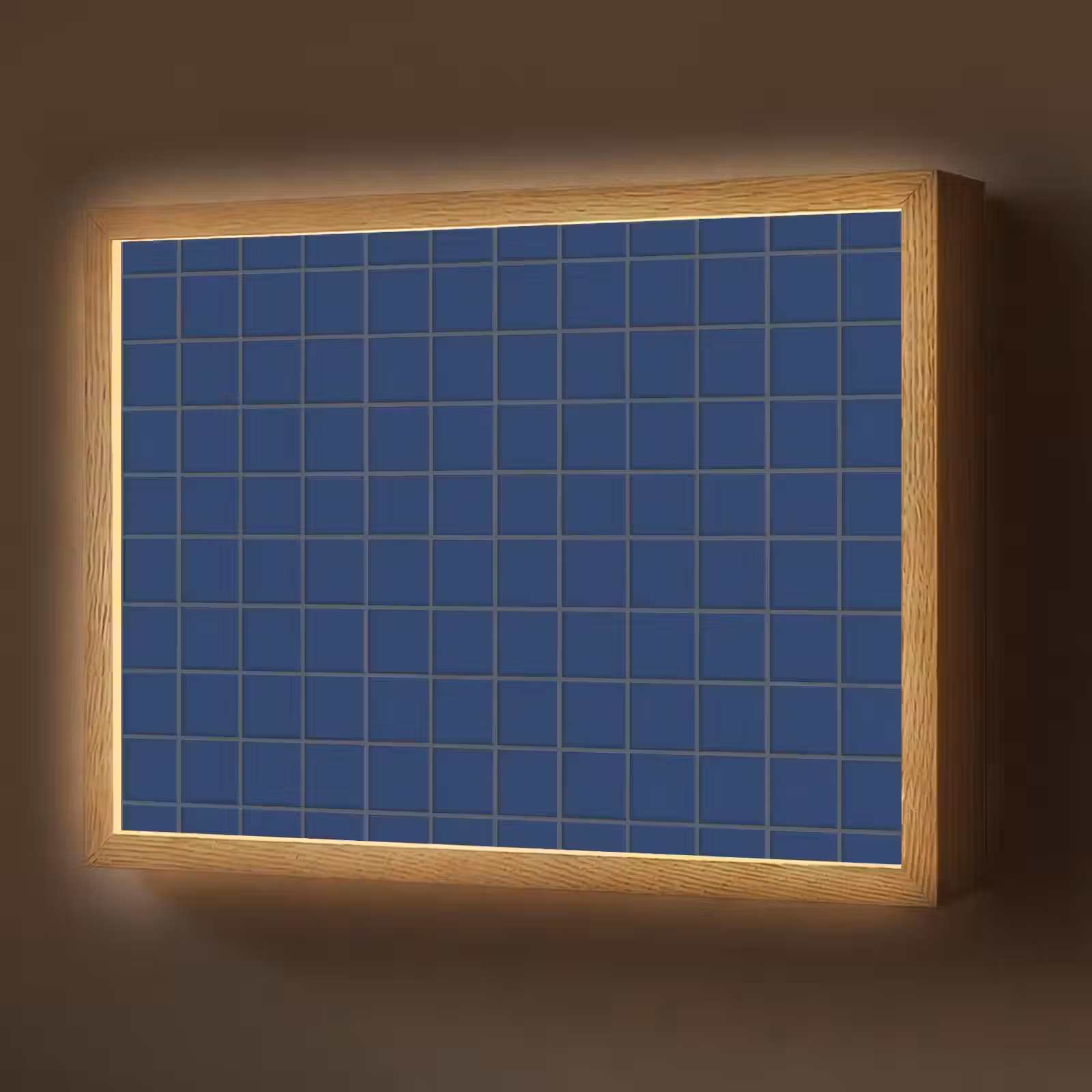 Lightbox - Wandlamp - Tegel - Patroon - Blauw — 1