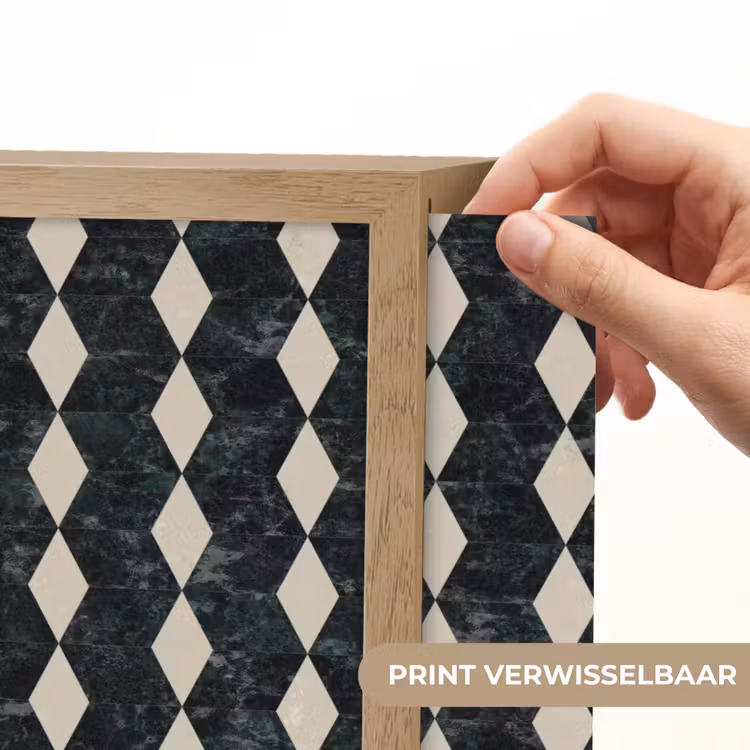 Lightbox - Wandlamp - Geometrisch - Patroon - Marmer - Groen — 5