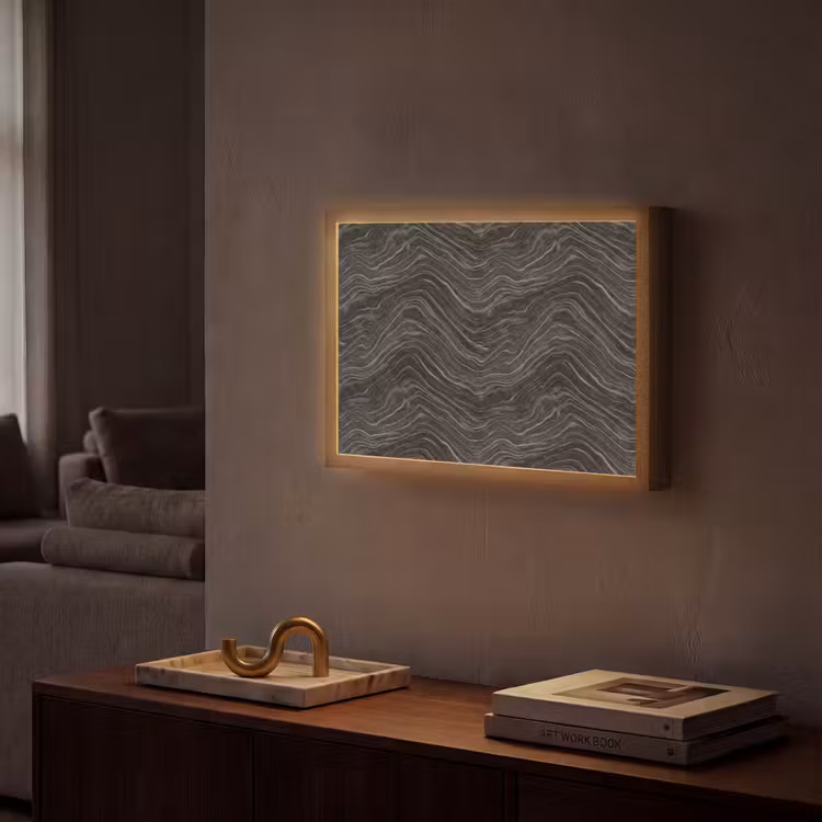 Lightbox - Wandlamp - Patroon - Contrast - Antraciet — 2