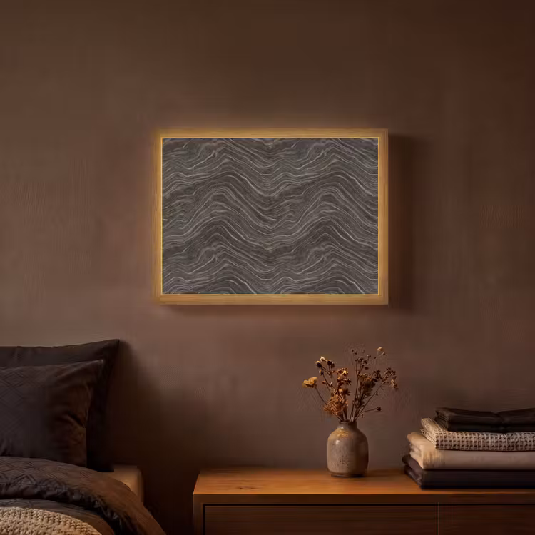 Lightbox - Wandlamp - Patroon - Contrast - Antraciet — 3