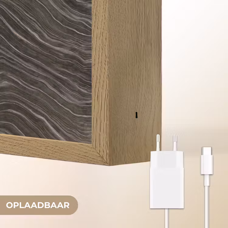 Lightbox - Wandlamp - Patroon - Contrast - Antraciet — 7
