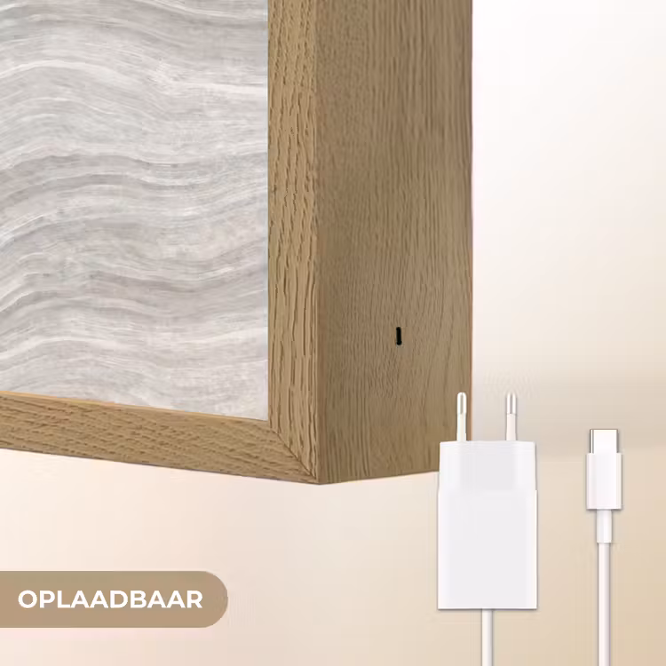 Lightbox - Wandlamp - Patroon - Helder - Wit - Grijs — 7