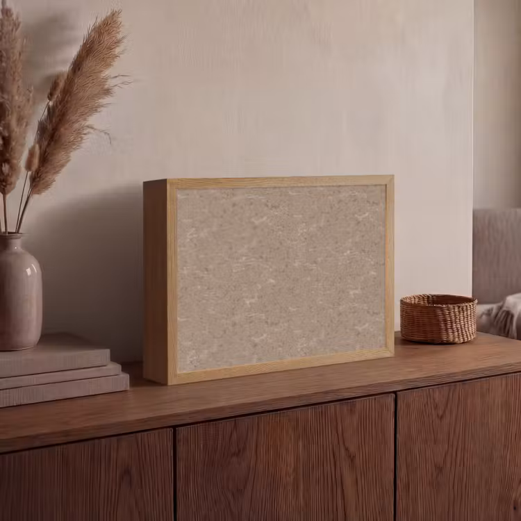Lightbox - Wandlamp - Patroon - Kalksteen - Beige — 4