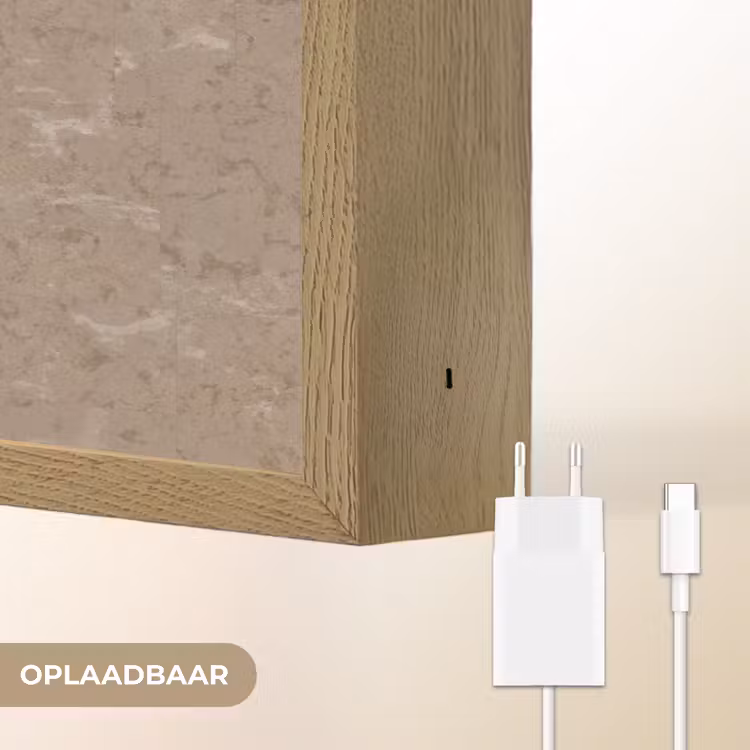 Lightbox - Wandlamp - Patroon - Kalksteen - Beige — 7