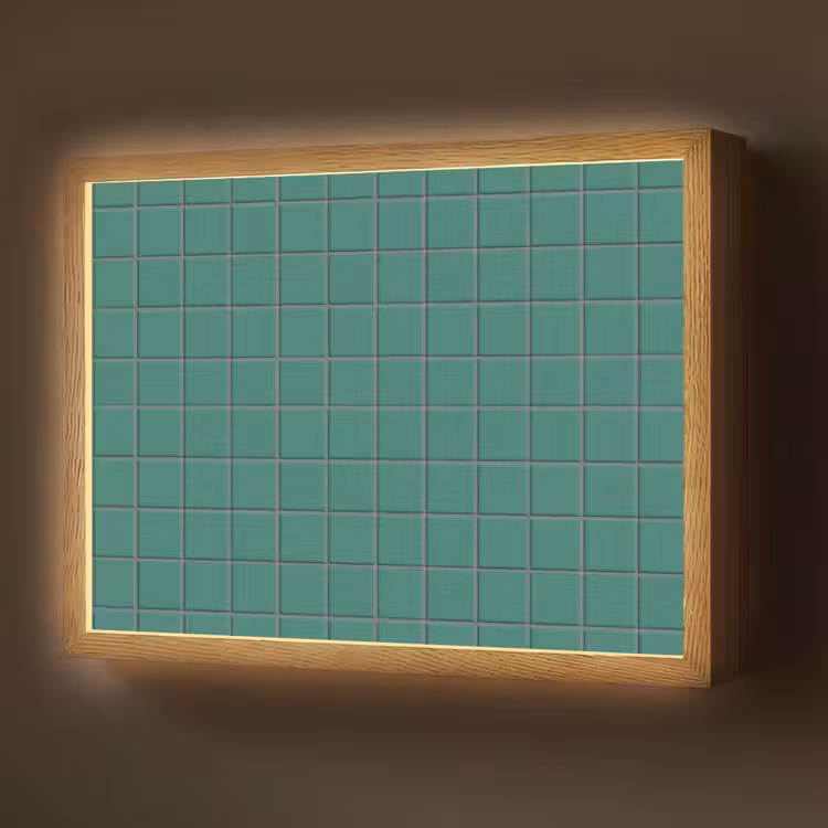 Lightbox - Wandlamp - Patroon - Patroon - Smaragd — 1