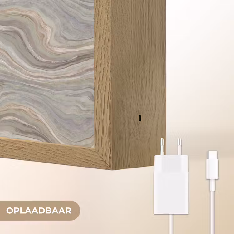 Lightbox - Wandlamp - Patroon - Sereen - Paars - Groen — 7