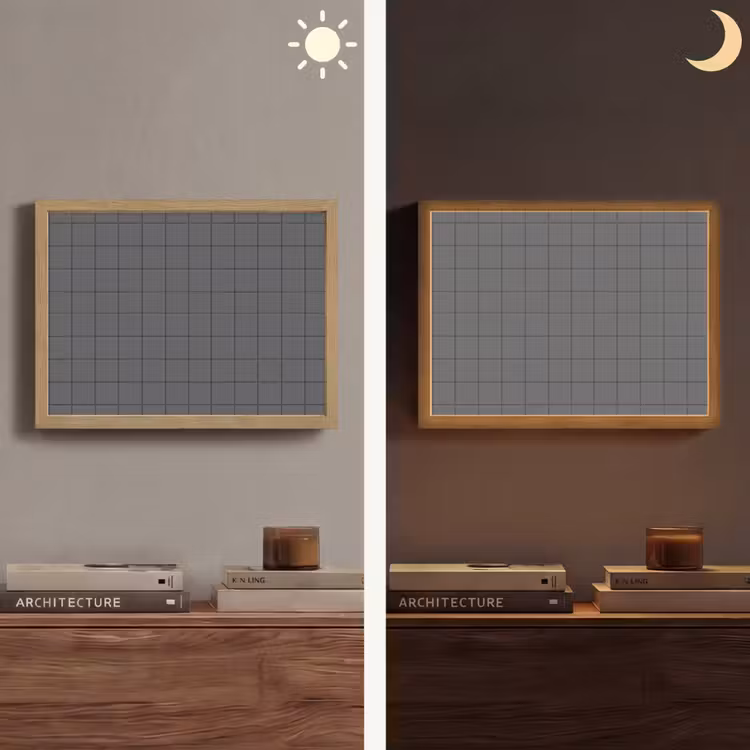 Lightbox - Wandlamp - Patroon - Tegel - Grafiet - Grijs — 6