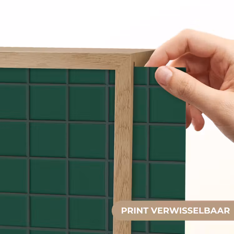Lightbox - Wandlamp - Patroon - Tegels - Dennen - Groen — 5