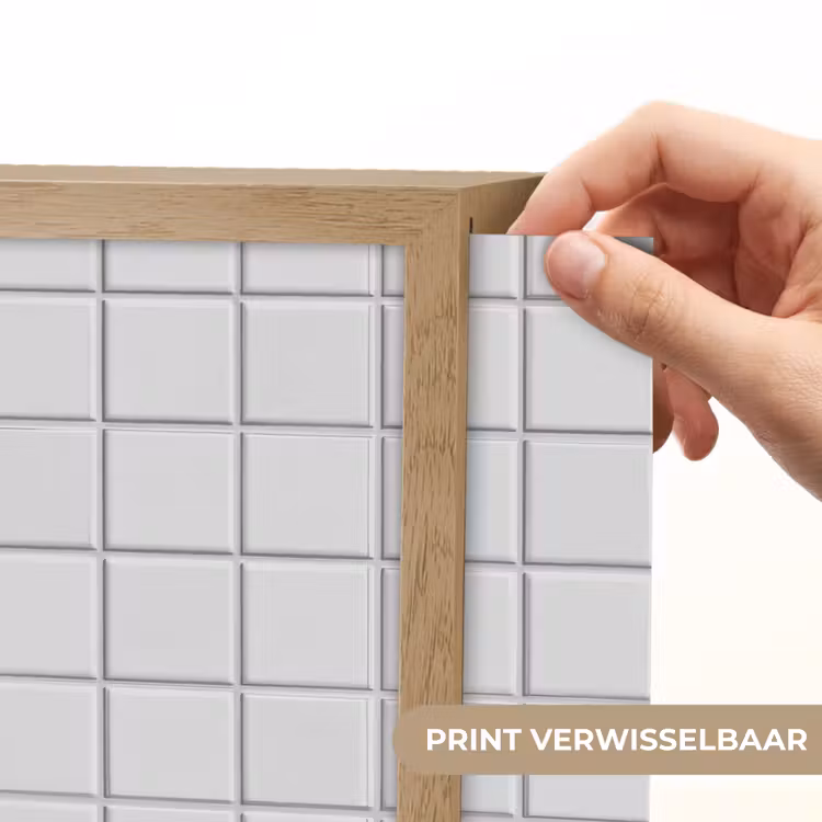 Lightbox - Wandlamp - Patroon - Tegels - Grijs - Wit — 5