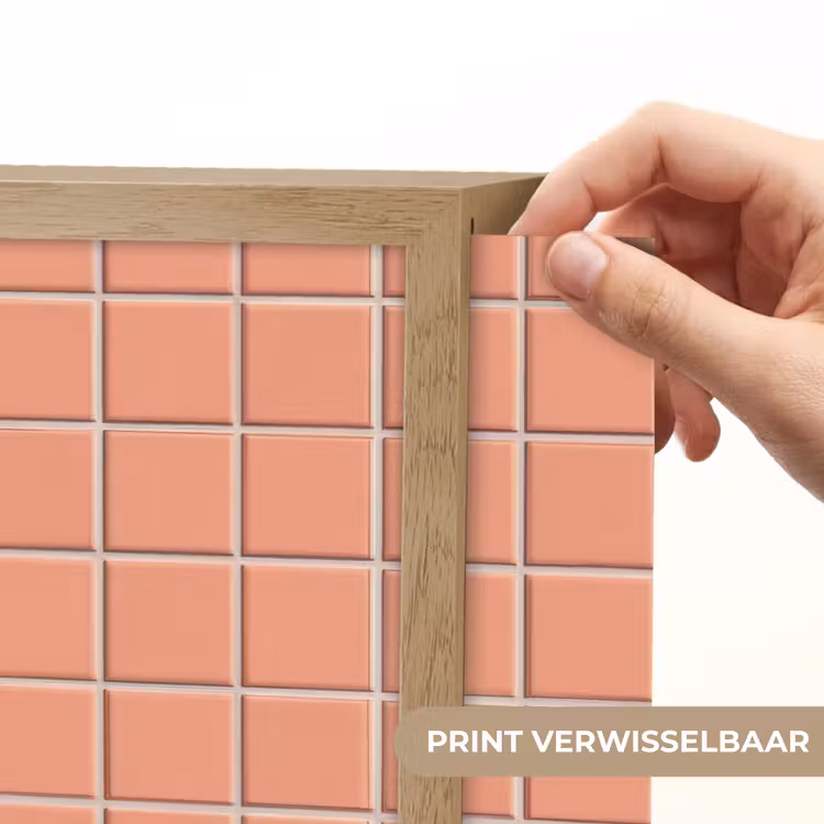 Lightbox - Wandlamp - Patroon - Tegels - Perzik — 5