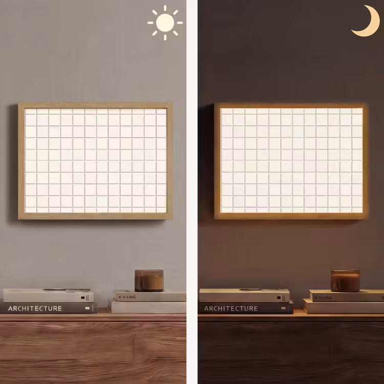 Lightbox - Wandlamp - Patroon - Tegels - Wit — 6