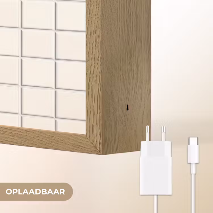 Lightbox - Wandlamp - Patroon - Tegels - Wit — 7