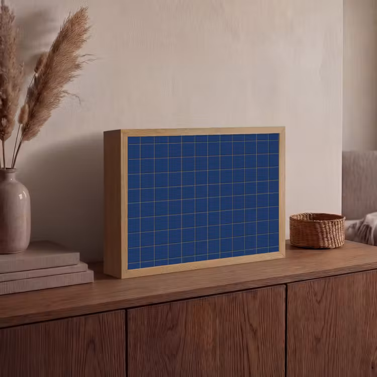 Lightbox - Wandlamp - Tegel - Patroon - Blauw — 4