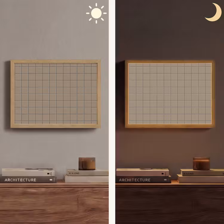 Lightbox - Wandlamp - Tegel - Patroon - Taupe — 6