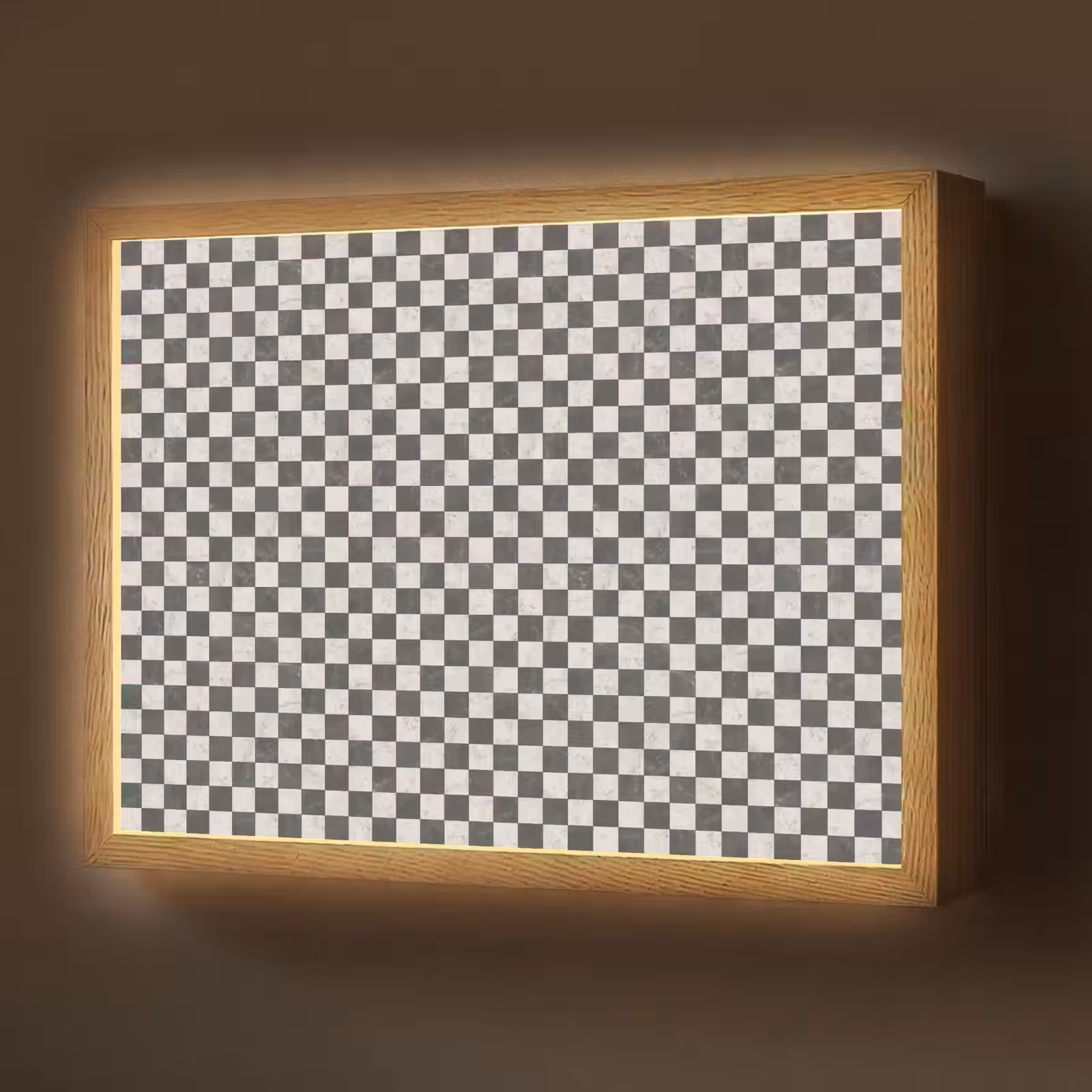 Lightbox - Wandlamp - Marmer - Patroon - Grijs — 1