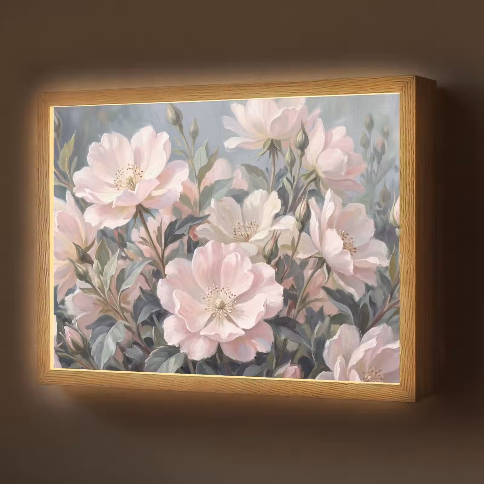Lightbox - Wandlamp - Rozen - Illustratie - Roze — 1