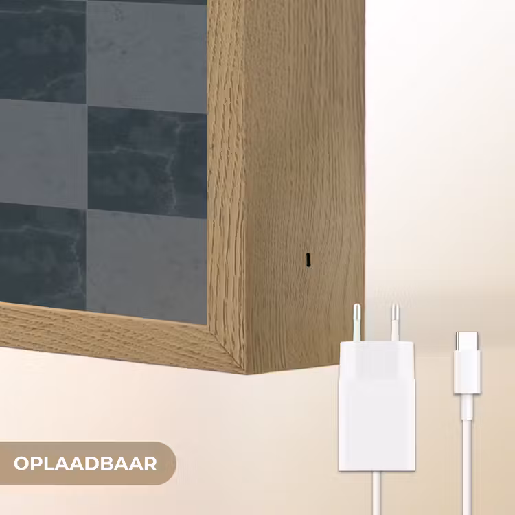 Lightbox - Wandlamp - Marmer - Patroon - Antraciet — 7