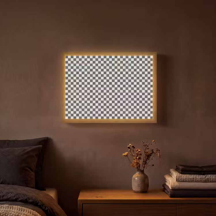 Lightbox - Wandlamp - Marmer - Patroon - Grijs — 3