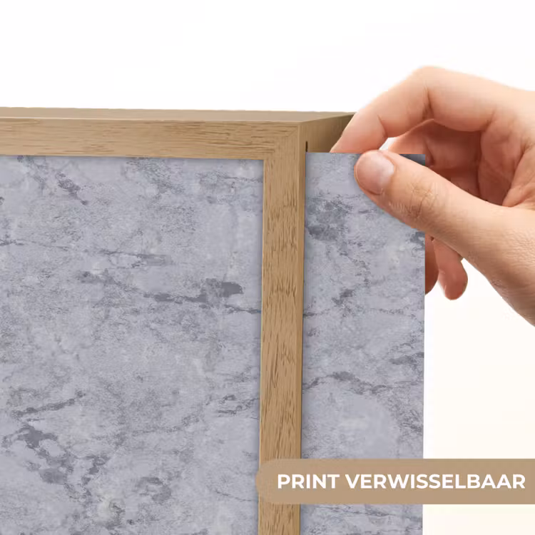 Lightbox - Wandlamp - Marmerplaat - Patroon - Grijs — 5