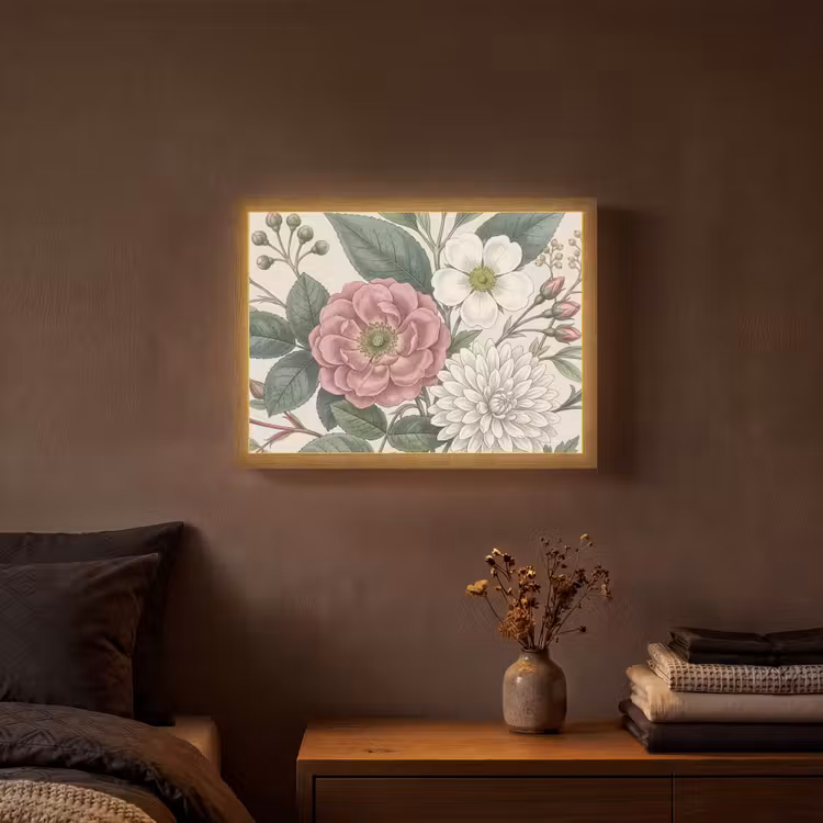 Lightbox - Wandlamp - Romantisch - Design - Kleurrijk — 3