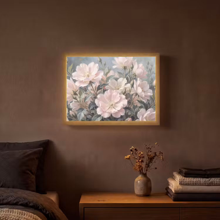 Lightbox - Wandlamp - Rozen - Illustratie - Roze — 3