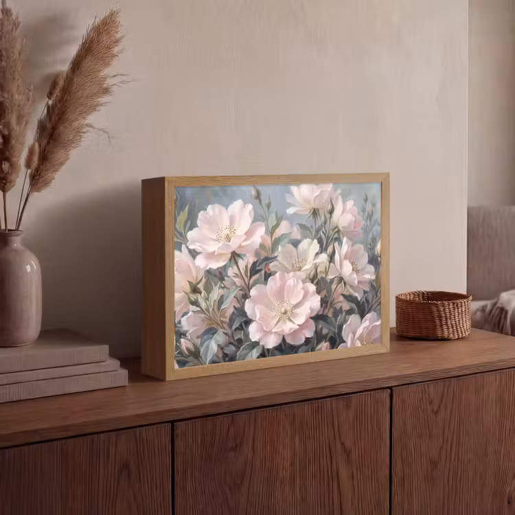Lightbox - Wandlamp - Rozen - Illustratie - Roze — 4