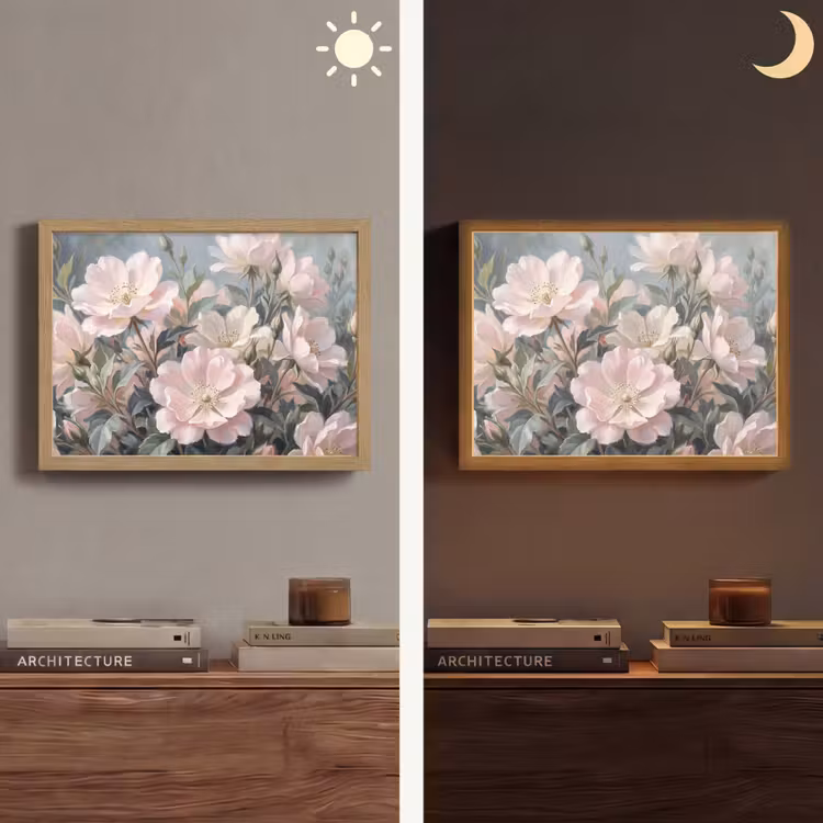 Lightbox - Wandlamp - Rozen - Illustratie - Roze — 6