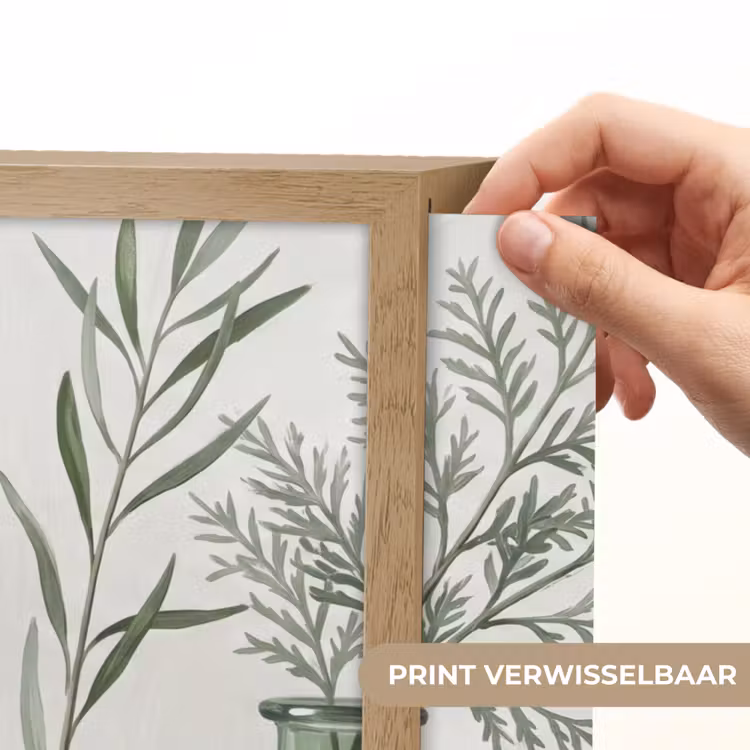 Lightbox - Wandlamp - Vazen - Bladeren - Groen — 5