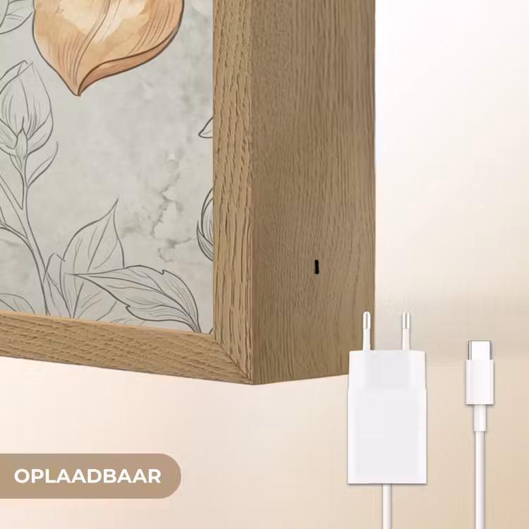 Lightbox - Wandlamp - Illustratie - Bloemen - Groen — 7