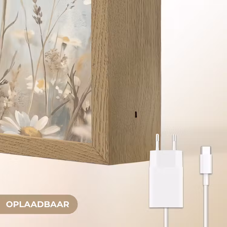 Lightbox - Wandlamp - Madelief - Illustratie - Wit — 7