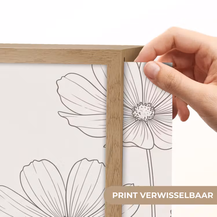 Lightbox - Wandlamp - Minimalistisch - Modern - Bloemen - Beige — 5