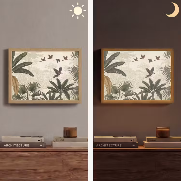 Lightbox - Wandlamp - Papagaaien - Jungle - Tropisch - Green — 6