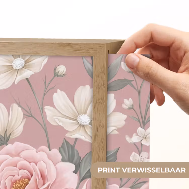 Lightbox - Wandlamp - Pioenrozen - Vingerhoedskruid - Pink — 5