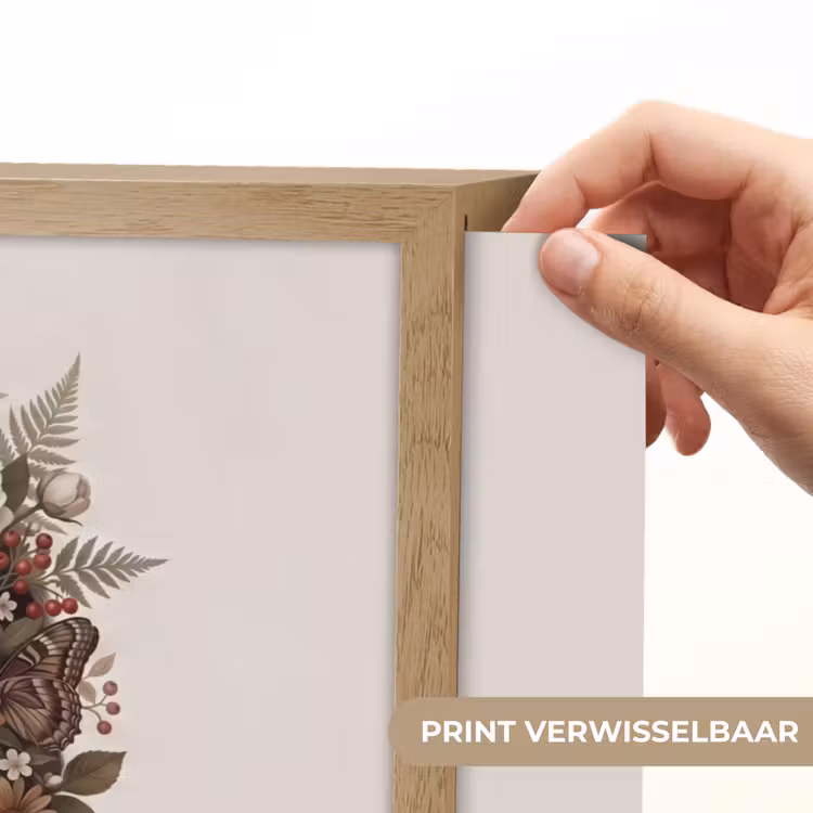 Lightbox - Wandlamp - Portret - Bloemen - Cremé — 5