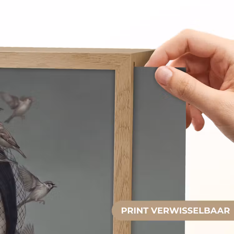 Lightbox - Wandlamp - Portret - Vogels - Zwart — 5